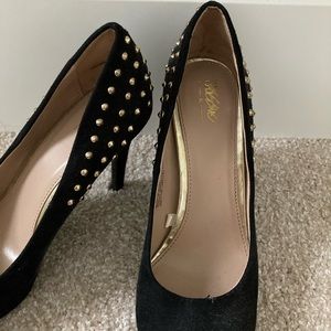 Gold studded Stilettos